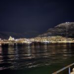 Noc polarna w Tromso.