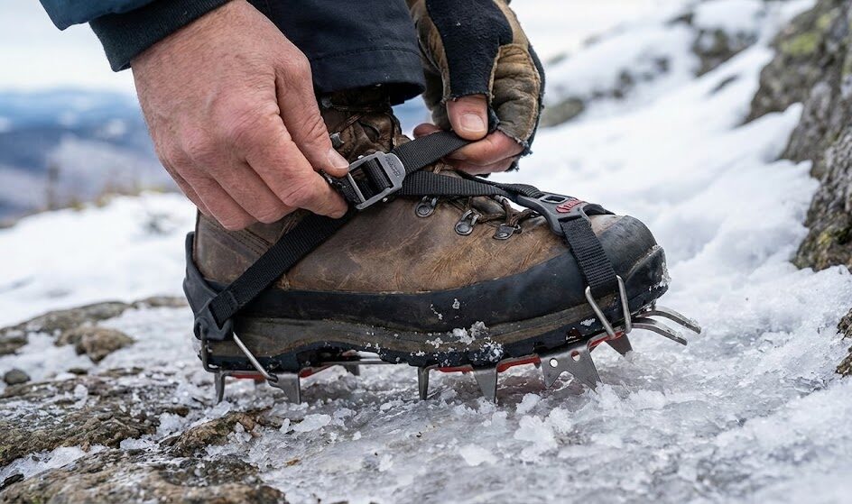 Zbliżenie na proces zakładania raków koszykowych