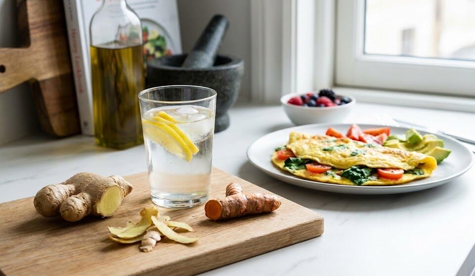 Zdjęcie przedstawiające przygotowanie domowego napoju regeneracyjnego