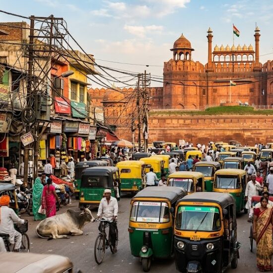 Kadr oddający esencję indyjskich kontrastów.