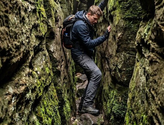 Zdjęcie z wnętrza Błędnych Skał.